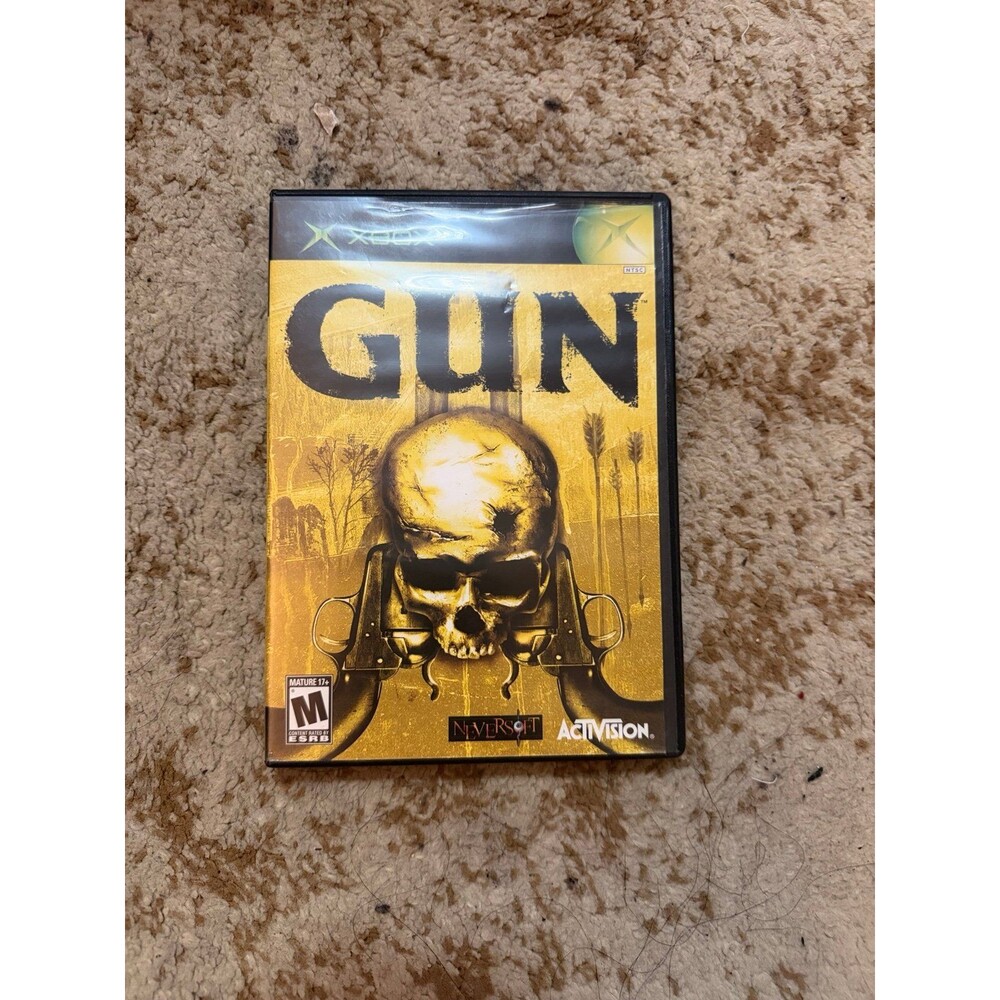 Gun Xbox With Manual CIB